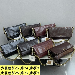 拼块女包2026新款洋气大小号质感韩版小众时尚高级感斜挎包折耳包