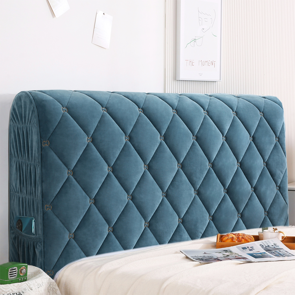 简约万能全包床头罩套