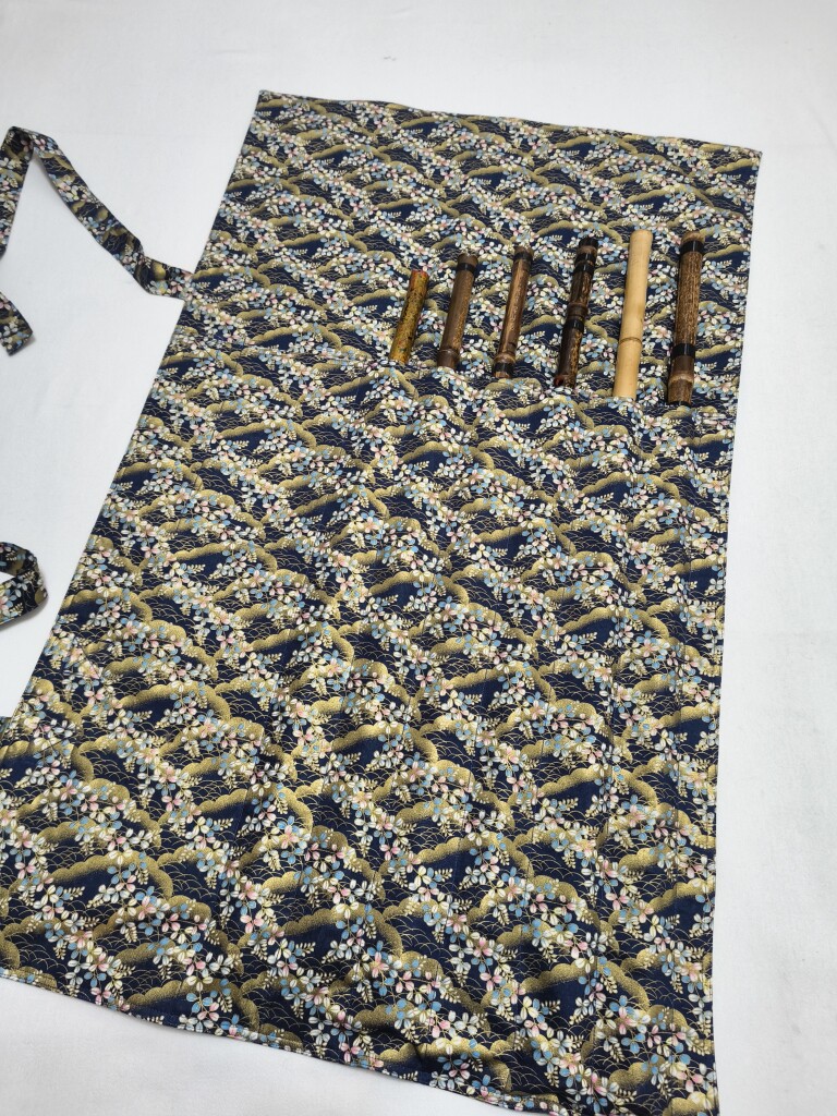 荼蘼 繁花 中国风多只装箫包袋笛子袋盒尺八袋可背定制乐器包