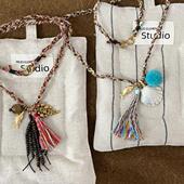 LYUMIN原创有鱼手工编织小众百搭长款 项链