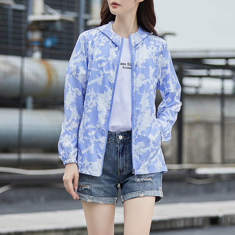 迷彩薄款防晒服夏季薄款户外旅游皮肤衣冰丝防晒衣男女款情侣装潮