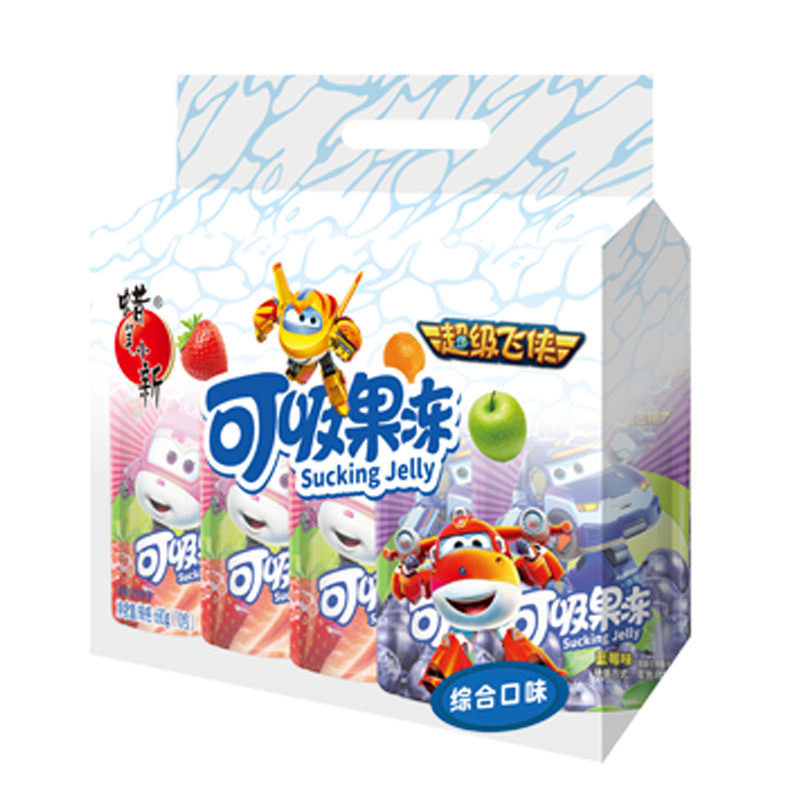 蜡笔小新680mikko果汁可吸吸果冻果冻爽儿童零食大礼包喜糖伴手礼