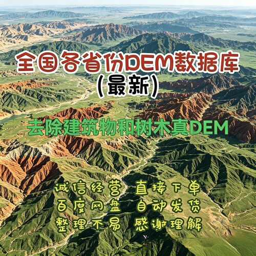 全球DEM高精度DEM数据数字高程模型全国DEM全球DEM