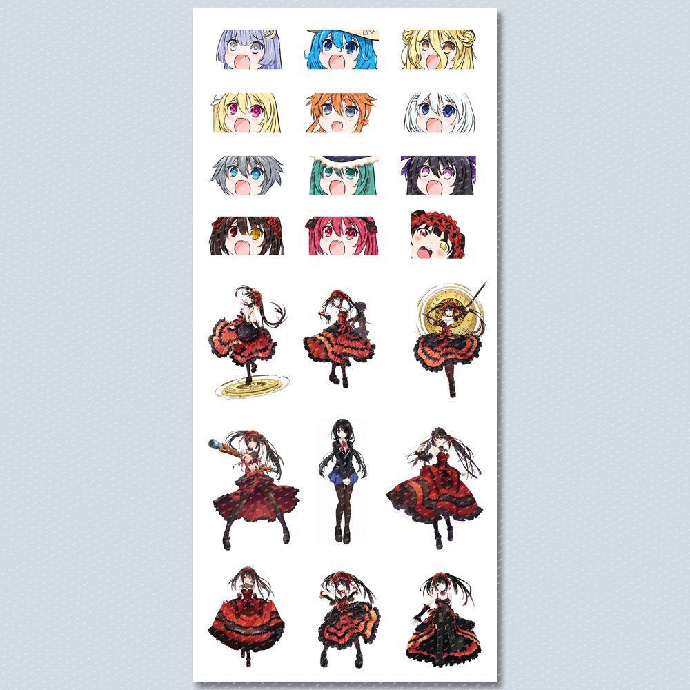 适用约会大作战防水贴纸时崎狂三电脑装饰贴图日系卡通动漫周边二,模玩/动漫/周边/娃圈三坑/桌游,动漫挂件/文具,淘宝优惠券,粉丝福利购,淘宝优惠卷