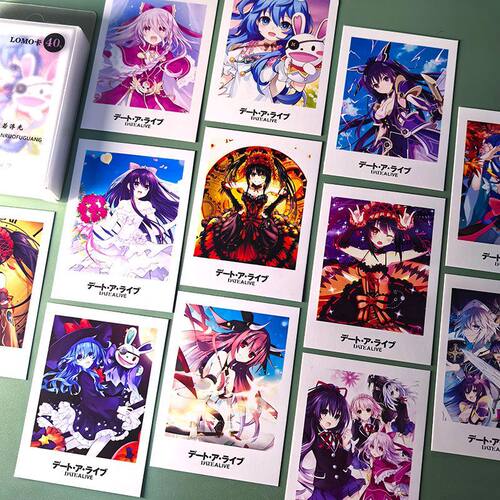 新款约会大作战LOMO卡四