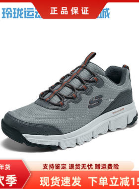 斯凯奇男鞋夏季新款运动鞋一脚蹬穿脱休闲鞋男士中老年人鞋237704
