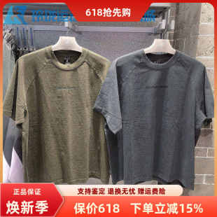 斯凯奇男女同款夏季新款山野户外系列宽松针织短袖T恤衫P225U025