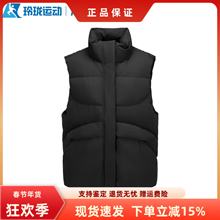 斯凯奇秋冬新款女士轻盈防泼水户外立领梭织羽绒马甲L425W021