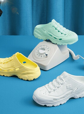 Skechers斯凯奇女鞋夏季时尚一脚蹬镂空凉鞋轻便耐磨洞洞鞋111248