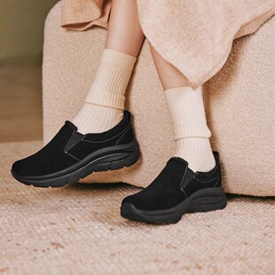Skechers斯凯奇新款 158578 女士时尚 加绒保暖舒适缓震休闲运动鞋
