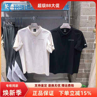 skechers斯凯奇新款男男透气舒适衬衫休闲POLO衫T恤短袖P225M013