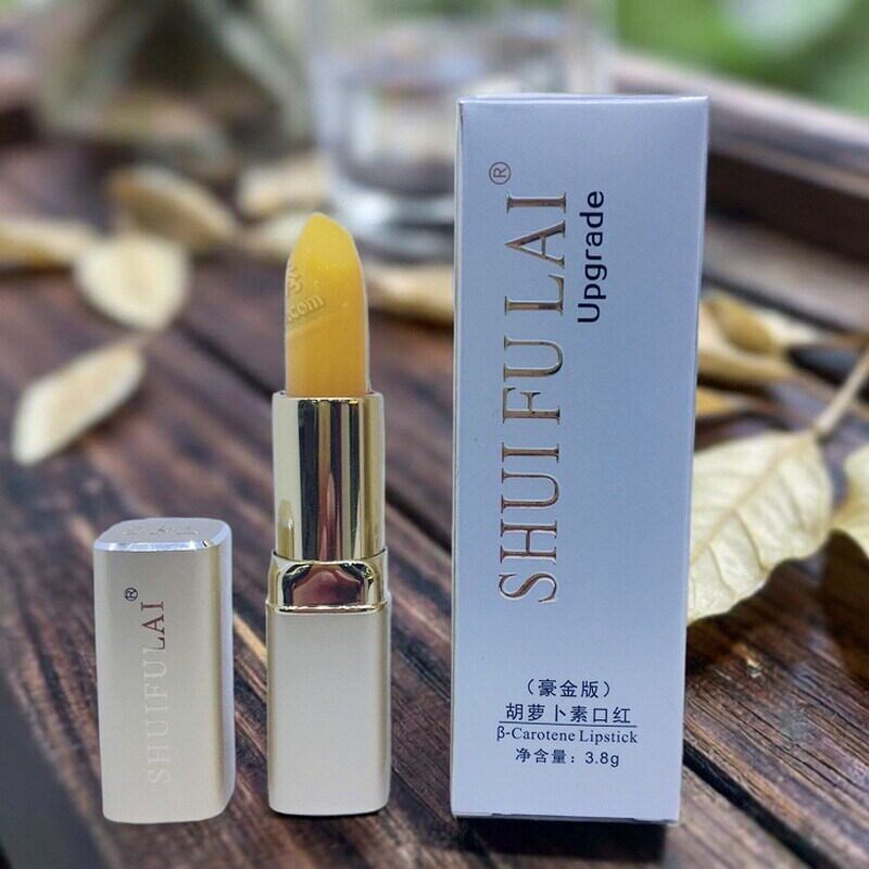 正品SFL水芙莱胡萝卜素健康口红唇膏白豪金版奢华二三代不沾杯
