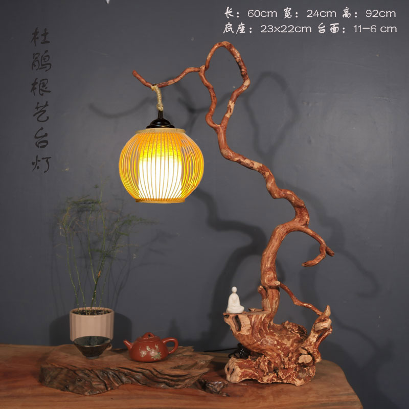 茶桌灯茶室禅意搭配灯空间搭配