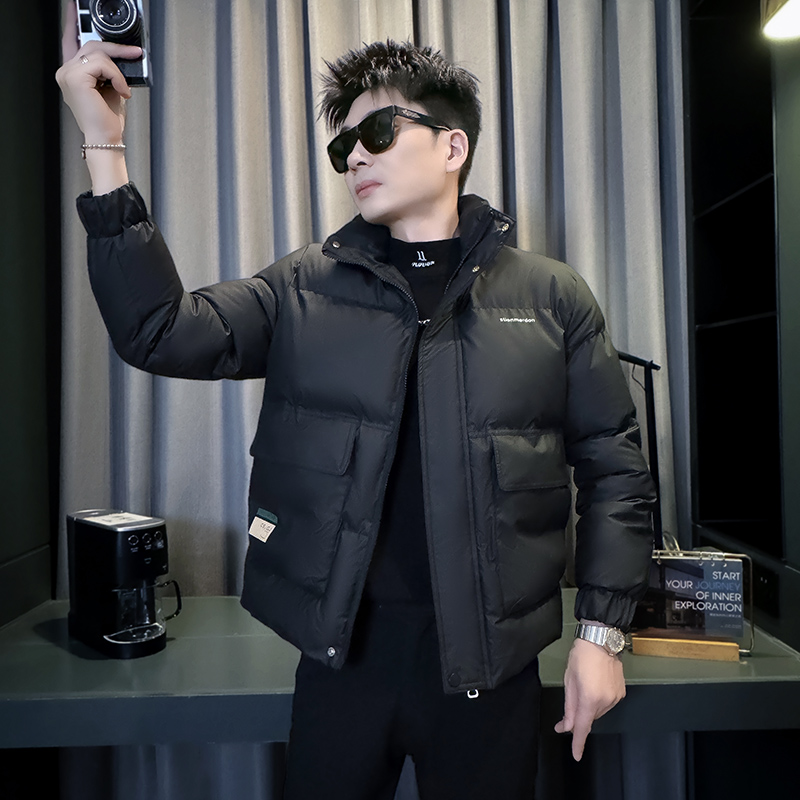 棉衣XS小码男装2025冬季新款加厚保暖潮牌棉袄矮个子立领棉服外套