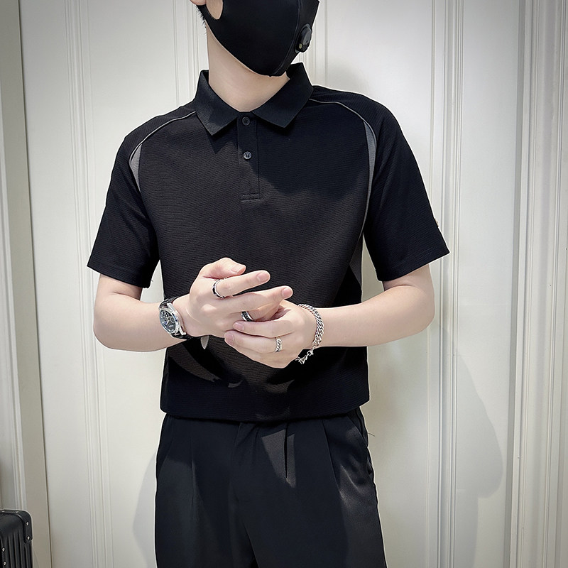 les痞帅小码男装翻领polo衫短袖体恤xs码s号夏季矮个子休闲半袖t