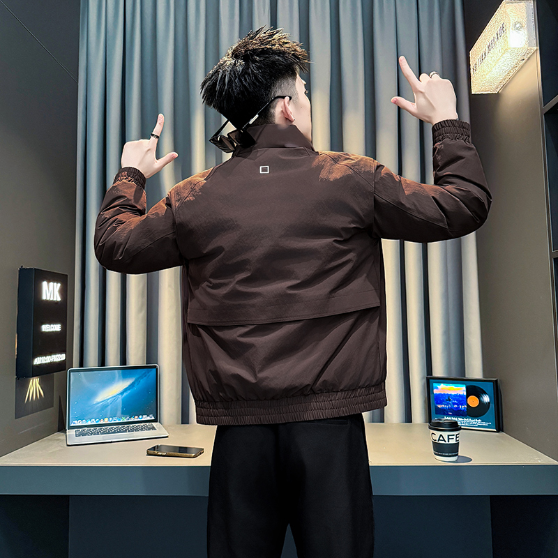 痞帅立领棉衣外套XS小码男装冬季潮流保暖棉袄矮个子S号休闲棉服