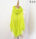 纯色外单棉麻围巾女冬季 保暖韩国春秋女单色森女百搭褶皱丝巾毛边