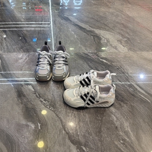 好穿显脚小~网面厚底德训鞋女2026春新款百搭轻便女鞋休闲运动鞋