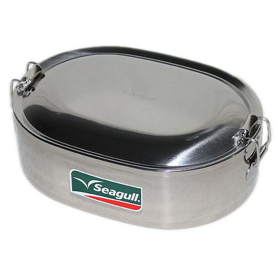 进口户外不锈钢2层饭盒SEAGULL