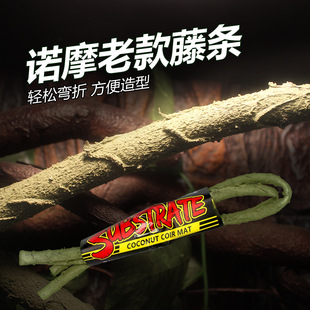 蜥蜴变色龙蛇爬虫攀爬树藤藤条葛藤树枝树专用无菌树藤大号