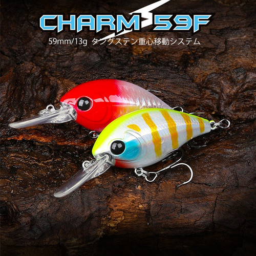 钓之屋DW87浮水摇滚小胖子远投路亚饵59mm/13gCRANK鲈鱼鳜鱼饵