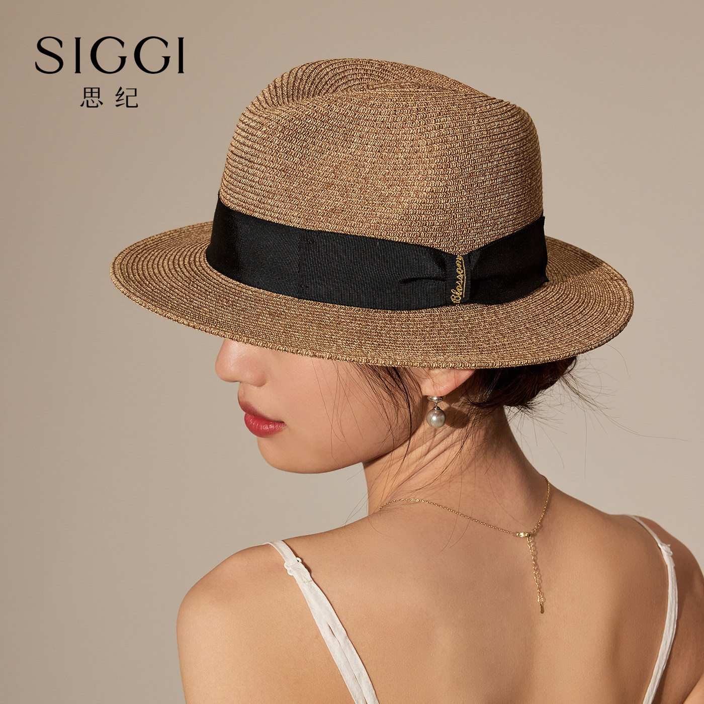 siggi巴拿马款草帽礼帽太阳帽图片