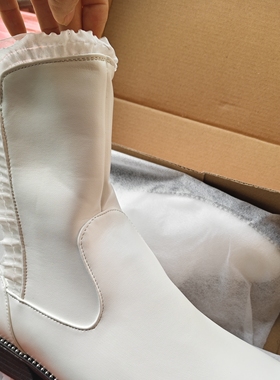 26-46秋冬平底蝴蝶结串珠青少年少女学生初高小生儿童短靴亲子鞋0