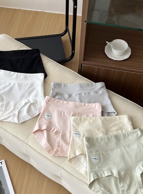 聚乳酸加长裆200斤大版高腰收腹50S纯棉女内裤A类棉7A抑菌包臀款