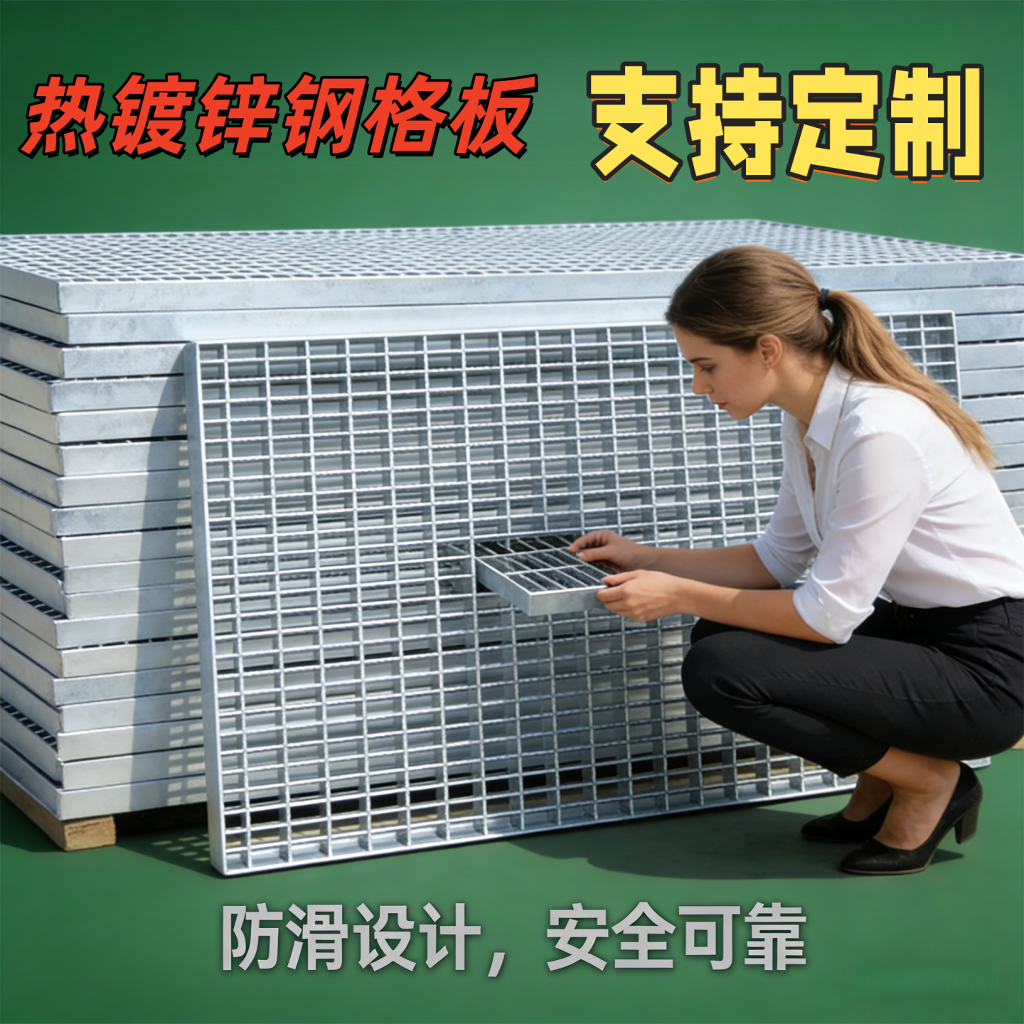 热镀锌钢格栅水沟盖板格栅平台楼梯踏步板洗车房地格栅镀锌网格板,基础建材,排水沟槽/盖板,淘宝优惠券,粉丝福利购,淘宝优惠卷