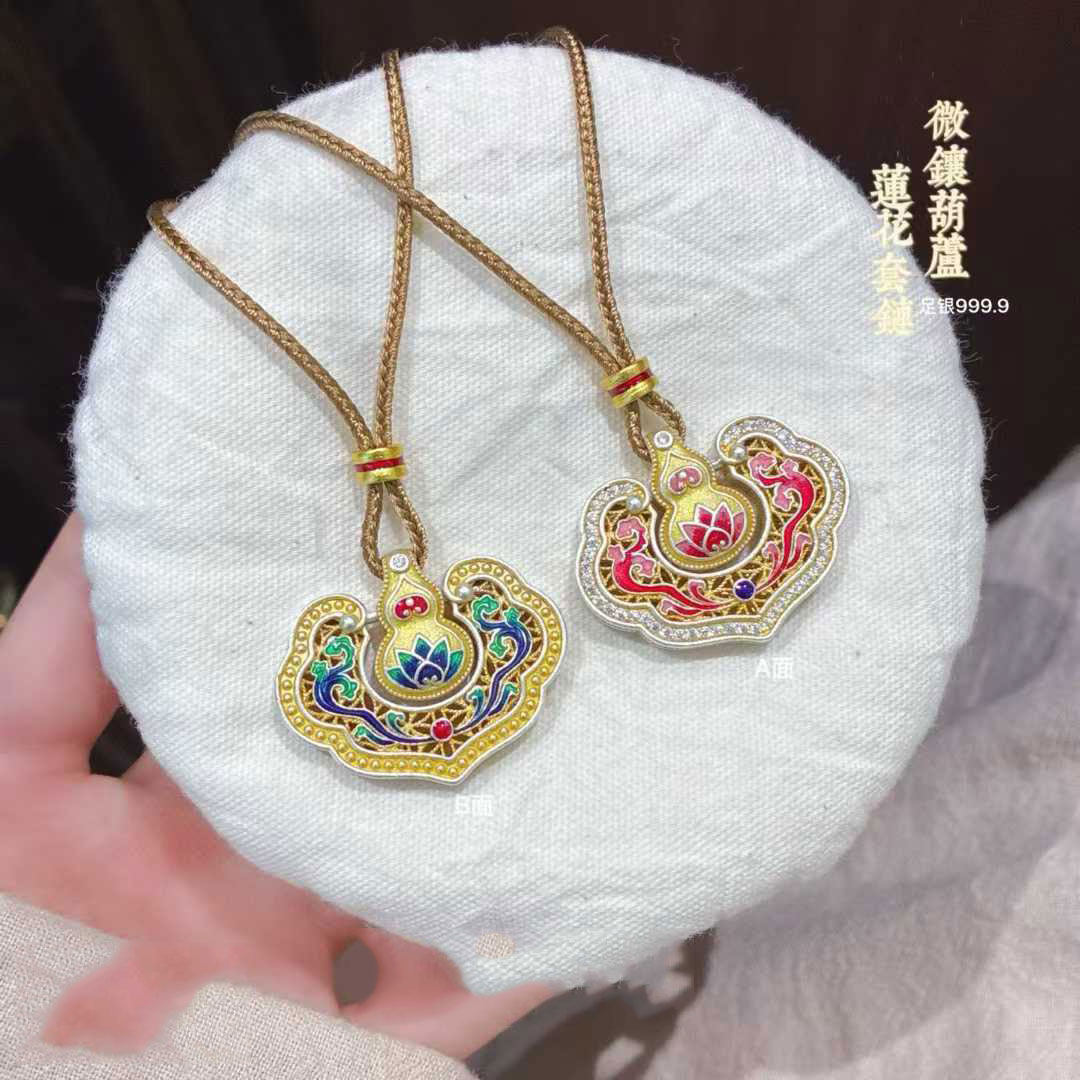 久一银饰葫芦锁包吊坠值得拥有