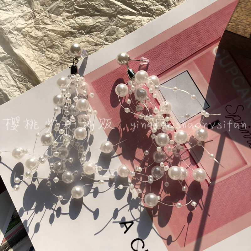 超仙气满天星大小鱼线显脸瘦珍珠