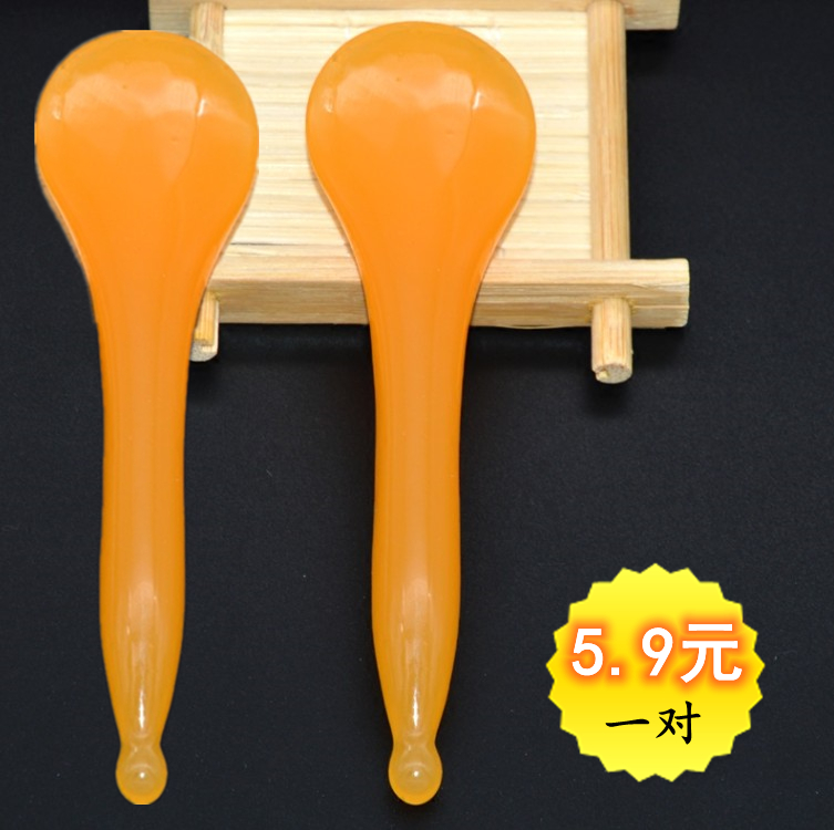 蜜蜡眼部护理刮痧按摩棒