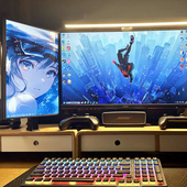 笔记本侧立支架副屏可调节立式 桌面收纳师 支架侧放侧屏支架通用款