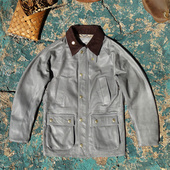 中长款 日本兵库牛皮 风衣外套BBR男女通用 英式 猎装 经典 Bedale