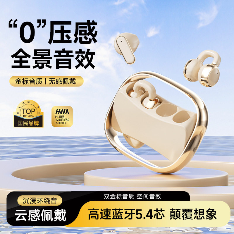 两幅耳机真无线蓝牙耳机半入耳式耳夹式单双耳自由切换柏林声Q9