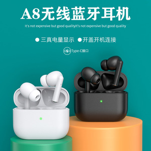 跨境新款A8无线蓝牙耳机5.0私模 TWS真无线双耳运动耳机
