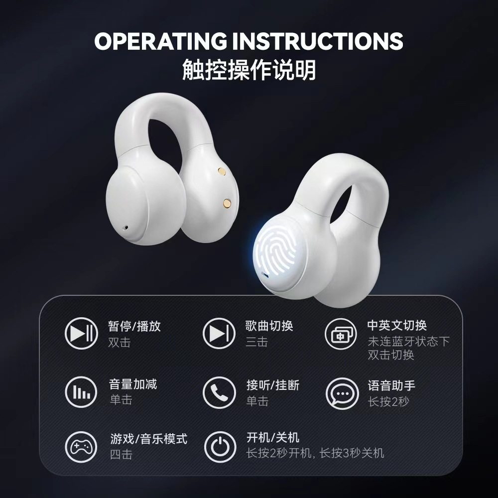 跨境新款M47蓝牙耳机无线不入耳运动超长续航夹耳式迷你无线耳机,影音电器,无线运动耳机,淘宝优惠券,粉丝福利购,淘宝优惠卷