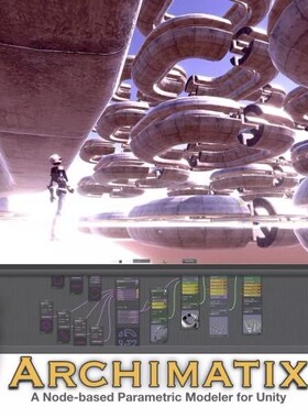 [U3D插件] Archimatix Pro 1.3.6 节点参数化建模编辑器插件