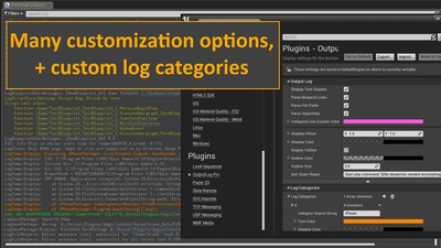 UE4 虚幻4 Enhanced Output Log 输出日志增强