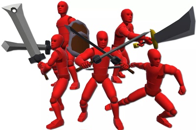 U3D模型 Melee Warrior Animations v1.2 同步更新