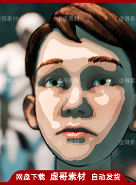 UE4UE5材质 Cel Toon Outline Post Process Material 卡通阴影