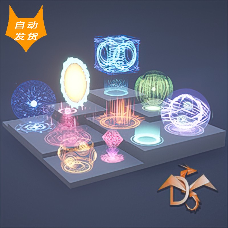 [UE5特效]防御阵能量罩技能特效 Magic Circle Creator-封面