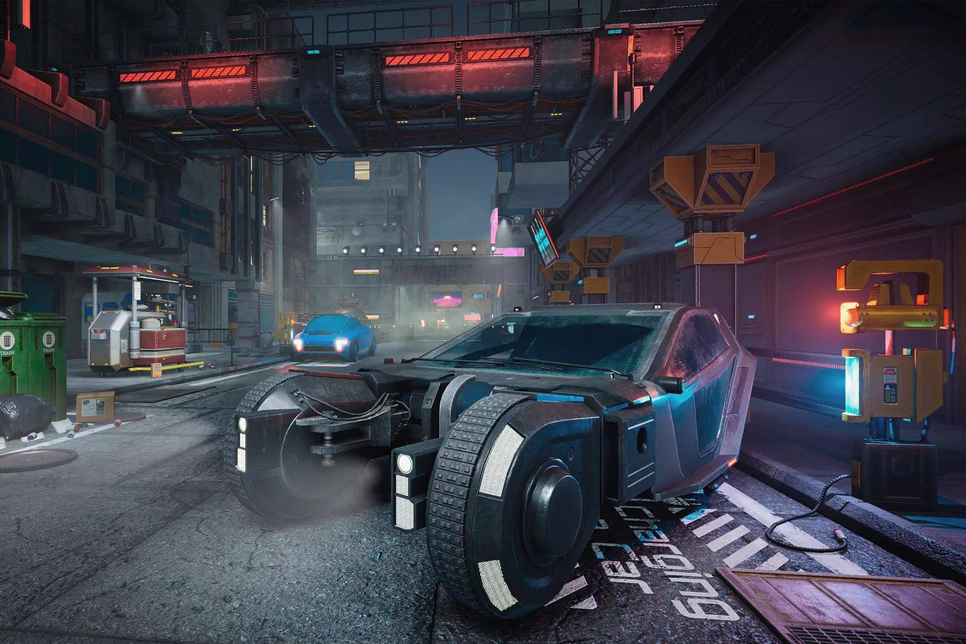 u3d场景 赛博朋克风格 城市建筑 cyberpunk_city 1.