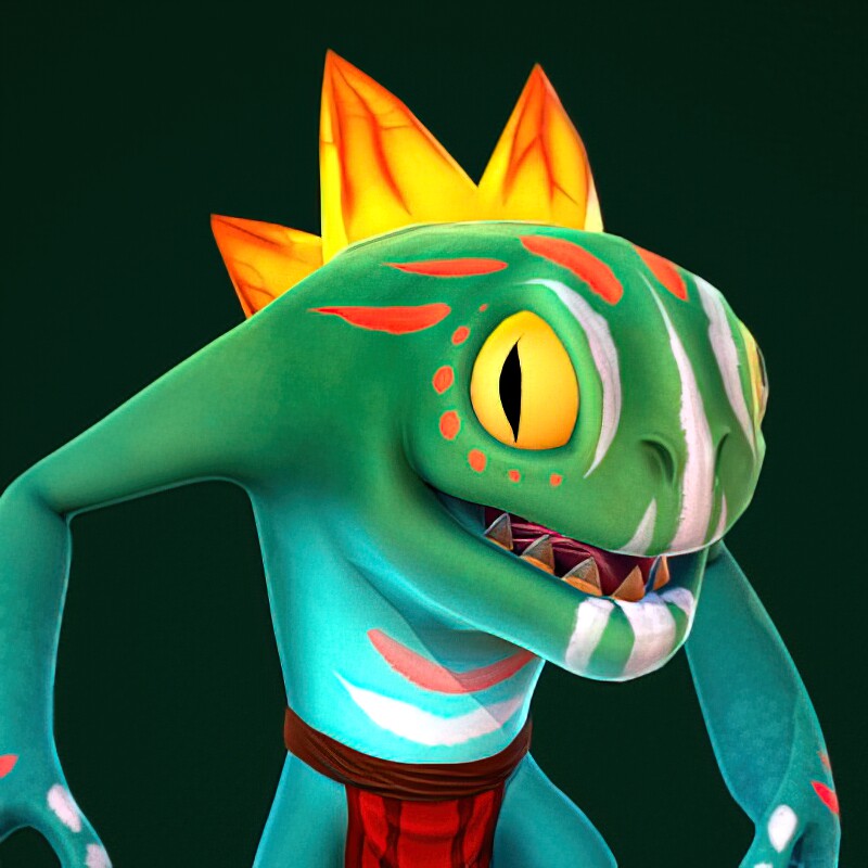 [ue5角色] 卡通蜥蜴战士 lizard warrior 4.20 - 4.27, 5.