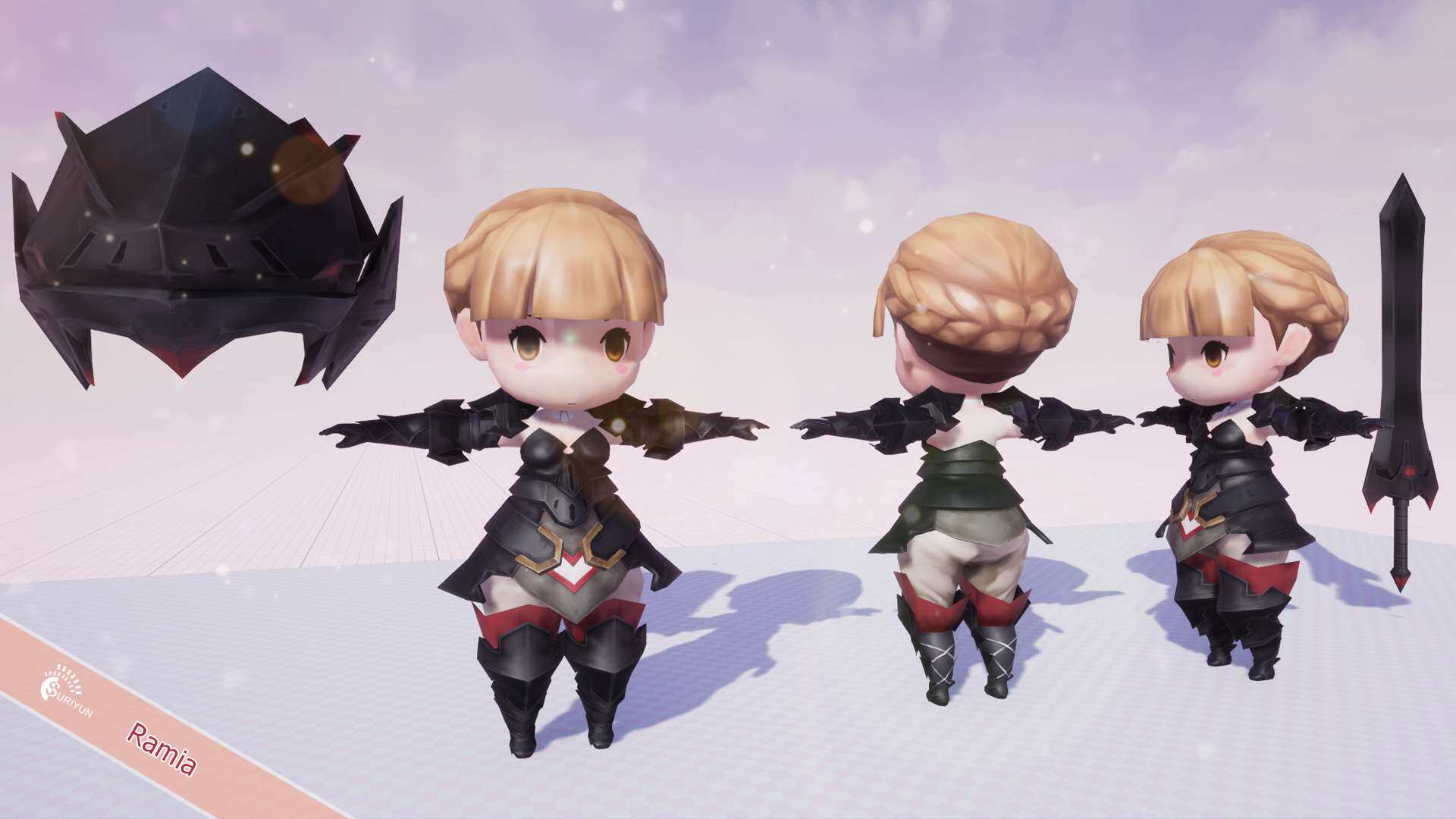 ue4 虚幻4资源 二次元风格拉米亚 ramia 4.19-4.25