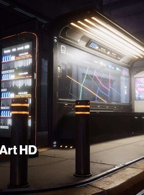 U3D场景 科幻城市场景 Snaps Art HD | Sci-fi Urban v1.0