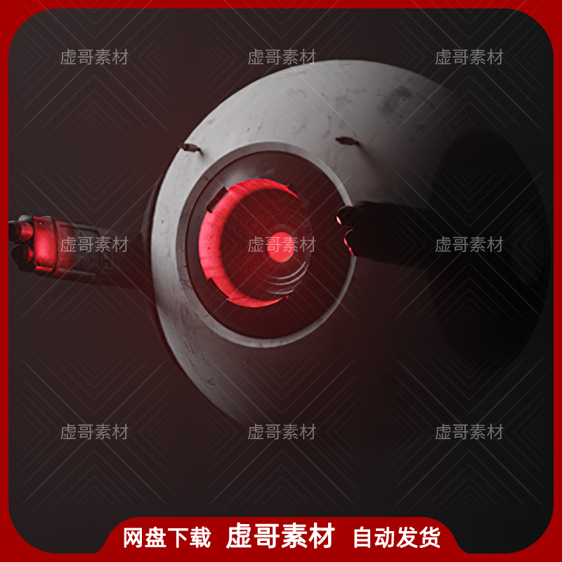 UE4UE5角色 Fighter Drone 科幻战斗无人机飞行器游戏角色含动画