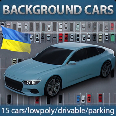 [UE5道具] Background Cars 4.18 - 4.27, 5.0