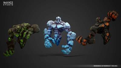 UE4 虚幻4资源 虚幻地球元素 Stylized Fantasy Earth Elementa