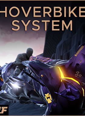 UE4虚幻4 悬浮摩托赛车游戏项目 Hoverbike System 4.12 - 4.25